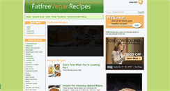 Desktop Screenshot of fatfreevegan.com